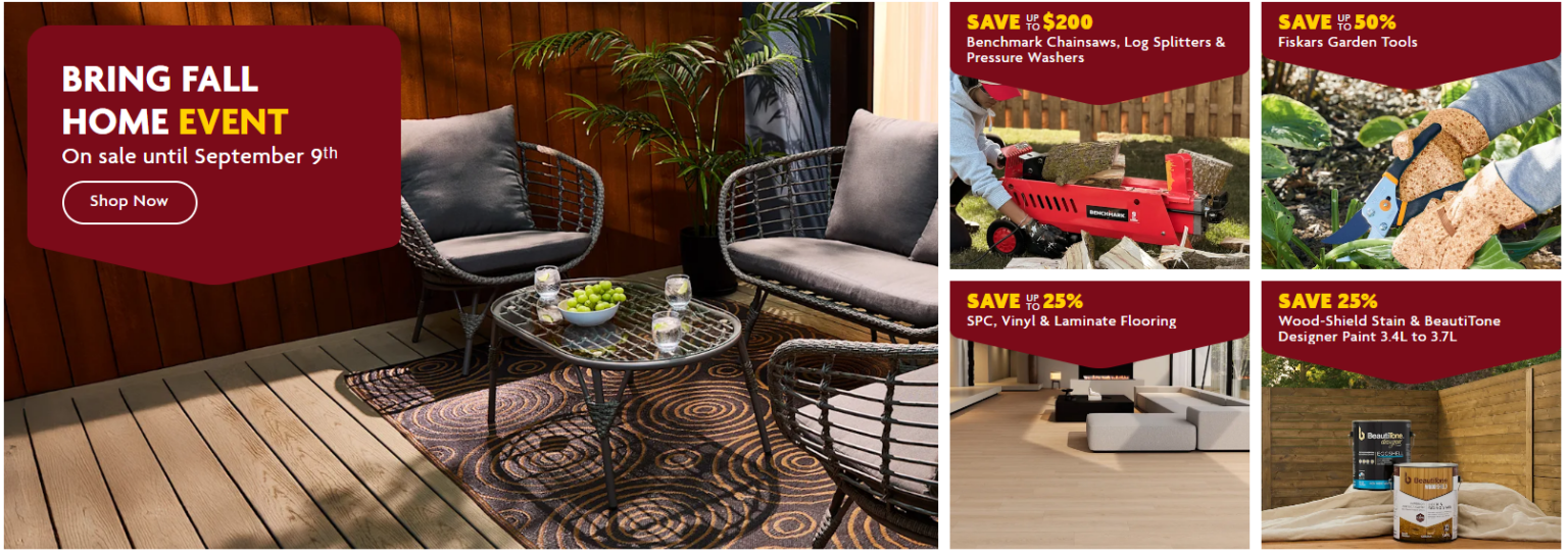 Bring Fall Home Sale